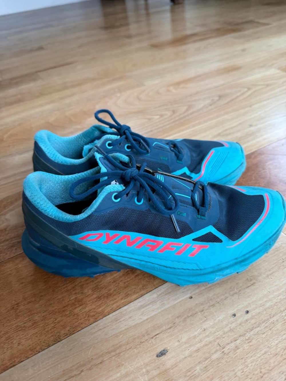 Dynafit Ultra 50 Women's Teal and Navy Athletic Running Shoes